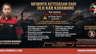 Dugaan Kebocoran Gas Klorin PT Pindo Deli 2, MPH Karawang Desak Evaluasi Total Keamanan Industri
